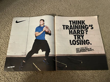 Vintage 2011 TIM TEBOW NIKE FREE TR2 Football Shoes Poster Print Ad picture