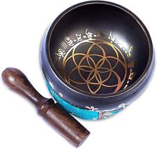 Tibetan Singing bowl Set Mindfulness Meditation Holistic Sound 7 Chakra Healing picture