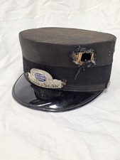 RARE 1900s Antique New York City Central Station System Railroad Brakeman Hat   picture