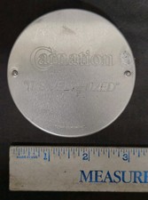 Vintage 50s Aluminum Carnation Milk Punch' N Protect Aluminum Can Opener picture