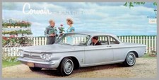 1962 Chevrolet Corvair Monza Club Coupe New STEEL Sign 8 x 16