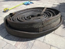 Antique  1800's  Fire Riveted Hose Historic Original  30-40ft. Extremely Rare picture