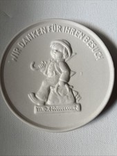 Goebel Medallion Factory Souvenir Keepsake 1975 Plaque 