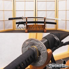 Engraved Tsuba Japanese Samurai Sword  Katana Carbon Steel Blade Full Tang Sharp picture