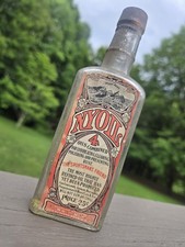 Rare Antique NYOIL Bottle Large Size 6.5