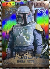 2015 Topps Star Wars Masterwork Scum & Villainy Rainbow Foil /299 Boba Fett 1j8 picture