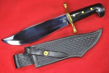Vintage  Case XX SS USA 1836 Mirror Polished Survival Knife w/Black Leather picture