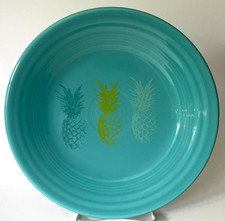 Fiesta Turquoise Pineapple Luncheon Plate 9