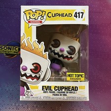 Funko Pop Games Cuphead Evil Cuphead #417 Hot Topic Exclusive Vinyl Figure picture