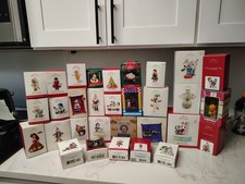 Lot of 31 Hallmark Keepsake Ornaments picture