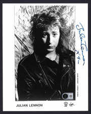 Julian Lennon signed 8x10 Photo Beckett Authenticated Musician, Photographer picture