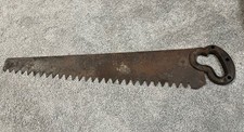 Vintage Cast Iron Ice Saw 29.5 Inches picture