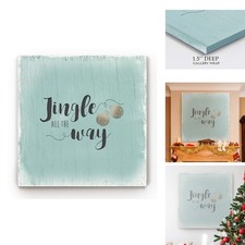 Renditions Gallery Jingle All The Way Canvas Christmas Wall Art 32x32 picture