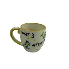 VTG Nasco 1950s Ceramic Mystery Mug Whats At The Bottom Of The Well Duck picture