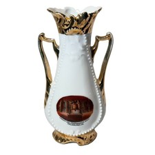 PHILADELPHIA PA Pennsylvania Antique LIBERTY BELL Souvenir TRINKET VASE picture