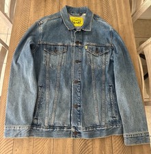 Levi's x Peanuts Snoopy Woodstock Denim Trucker Jacket Men's Size XL Yellow Tab picture