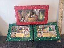 3 Boxes dillards trimmings christmas ornaments Fruit. 16 Ornaments Total picture