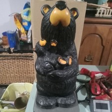 Large 16” Tall Big Sky Carvers “Mama Bear” Wood Carving by Jeff Fleming w/ box  picture