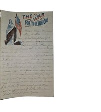1862 Civil War Soldier Letter 88th PA Infantry Front Royal VA Patriotic Otto picture