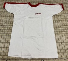 Vintage 1970s USS Ranger Velva Sheen Ringer T-Shirt US Navy picture