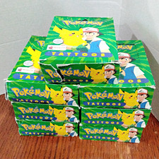 1 VINTAGE POKEMON MERLIN TOPPS TATOO BOOSTER BOX PSA  & CGC GRADEABLE 50PKS picture