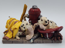 1998 Vanmark Red Hats of Courage Hero's Helpers Fire Hydrant Dalmatians picture