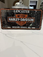 Harley-Davidson Lancaster Willow Street, PA License Plate (Used) picture