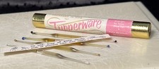 RARE Vintage Pink Tupperware Advertising Personality Perfumes 4 Fragrance Tube picture