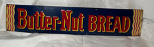 VTG BUTTER-NUT BREAD Advertisement Sign Parker Metal Decor Co Baltimore Embossed picture