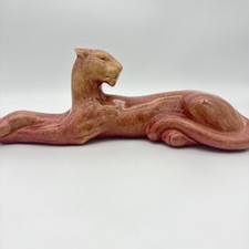 Vintage 15” Gonder USA  MCM Punk Panther Ceramic Art Pottery Figure #217 picture
