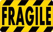 5in x 3in Fragile Magnet Car Truck Vehicle Magnetic Sign picture