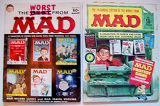 Two Mad Magazine Annuals: The Worst from Mad #1 and #7, Both With Full Bonuses picture
