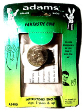 SS Adams Vintage FANTASTIC COIN   Toss a Coin In The Air.....It Disappears picture