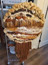 Vintage Large Bohemian Style Handmade Native American Dream Catcher 50x30 Inch picture