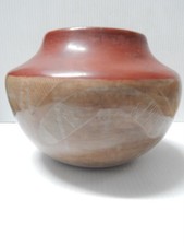 LARGE ANTIQUE SAN JUAN INDIAN POTTERY OLLA - EARLY MUSEUM GRADE EXAMPLE picture