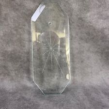 One GRADE A 12-Point Star Octagon Glass Chandelier Replacement Panel 8 5/8 x 3.5 picture