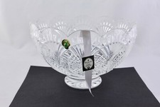 WATERFORD CRYSTAL SEAHORSE 10-INCH CENTERPIECE BOWL - MINT picture