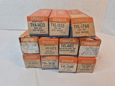Vintage Sprague TVL Capacitor Lot of 11 picture