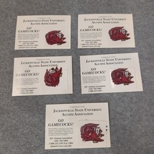Jacksonville State University JSU Gamecocks Embroidered Patches Lot of 5 Vintage picture
