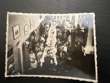 Vintage 1930s Photo Large Restaurant Banquet Bulgarian Military Officer Portrait picture