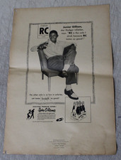 1955 JUNIOR GILLIAM BASEBALL DODGERS RC ROYAL CROWN COLA AD . picture