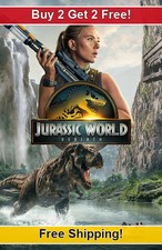Jurassic World Rebirth 2025-01 11x17 Movie TV Show Poster Buy 2 Get 2 Free picture
