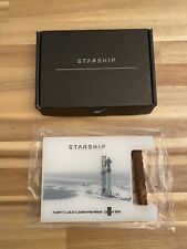 SpaceX Starship IFT-1 Employee Commemorative Plaque With Rebar (3500 Made) picture