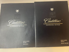 Original 1993 Cadillac Eldorado Seville Shop Service Manual Vol 1 & 2 Set 93 VG picture