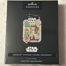 MIB Hallmark 2026 Star Wars GREEDO Vintage Figure Ornament-  picture