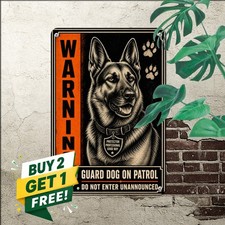 Beware Cane Corso Guard Dog Tin Sign Metal Warning Yard Fence Plaque picture