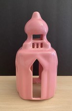 Vintage Royal Hawaiian Hotel Waikiki Pink Palace Souvenir Cupola Candle Holder picture