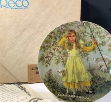 Reco Little Bo Peep Collector Plate John McClelland Mother Goose 1983 4655M IOB picture