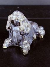 Vintage Jie Gantofta Black Ceramic Poodle Figurine by Maria Ericson, 1960s/70s picture
