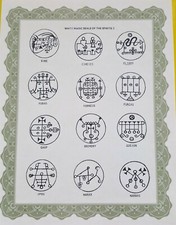 POWERFUL KING SOLOMON WHITE MAGIC SEALS OF THE SPIRIT*(2)* WEALTH BOLDNESS LOVE picture